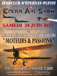 Epern'Air Show 2017. Du 24 au 25 juin 2017 à Plivot, Champagne-Ardenne, France. Marne.  14H00